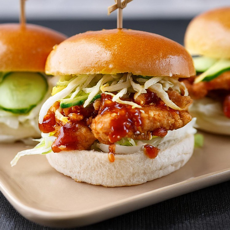 Gochujang Chicken Sliders